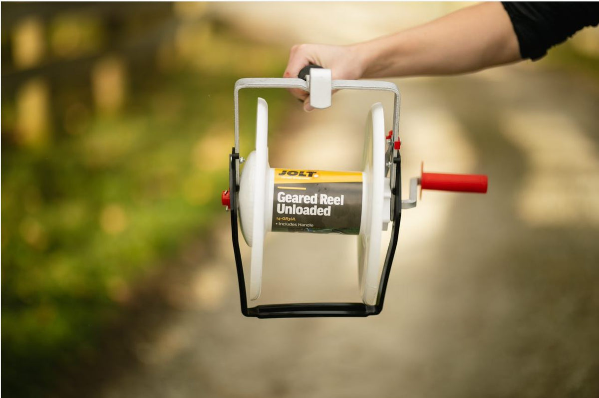 Electric Fence Reels & Geared Fencing Reels, Winders, Holders Jolt