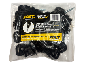 Wood Post Rope & Tape Insulator