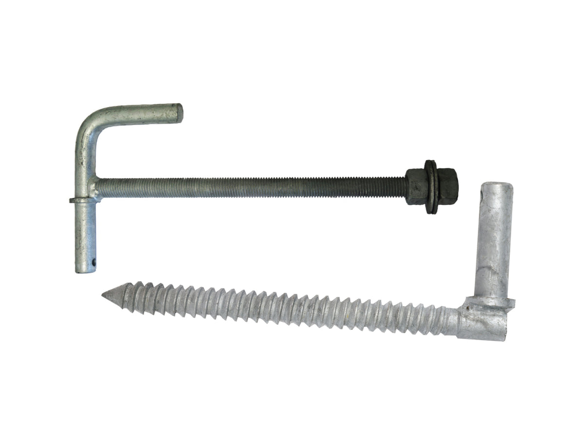 275mm Lock Thru & 200mm Screw Thru Gudgeon Pack