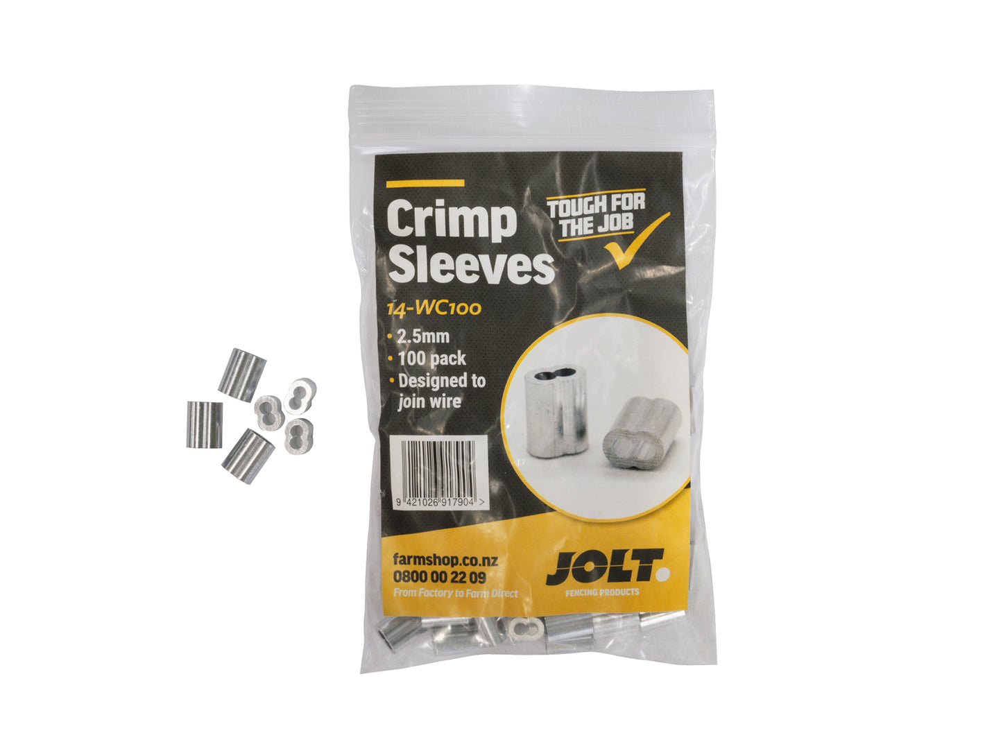 Wire Crimp Sleeves 2.5mm