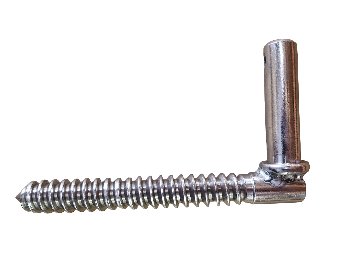 Screw Thru Gudgeon - Stainless Steel